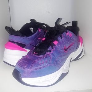 nike purple iridescent m2k tekno trainers